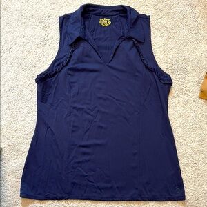 Lilly Pulitzer Navy Sleeveless Tank Top